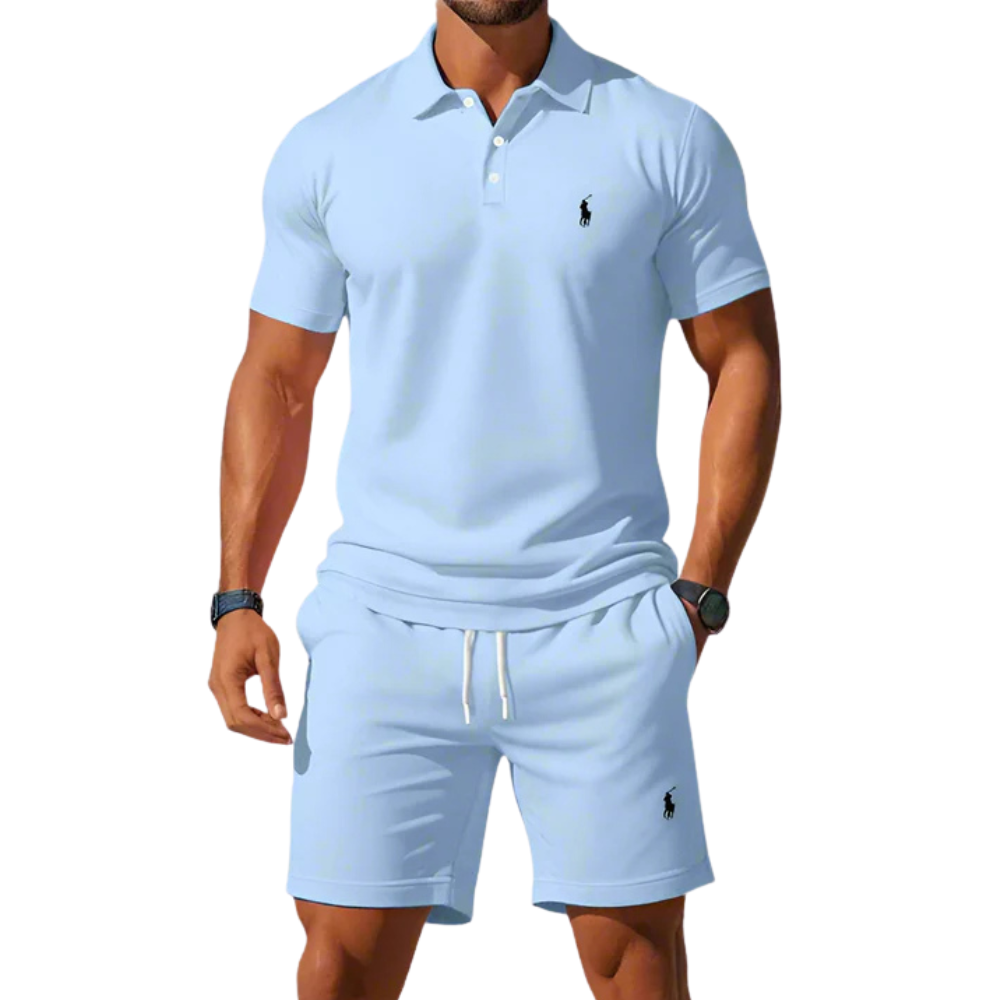 [BUY 1 GET 2] Riviera Polo &amp; Shorts Summer Kit R. Ꮮаᴜгеn